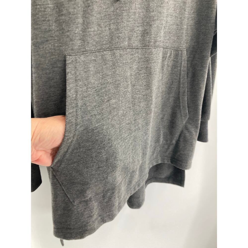 Zyia active Gray Pocket Long Soft Viscose Hoodie Lounge Women’s XL Comfy - Picture 5 of 13